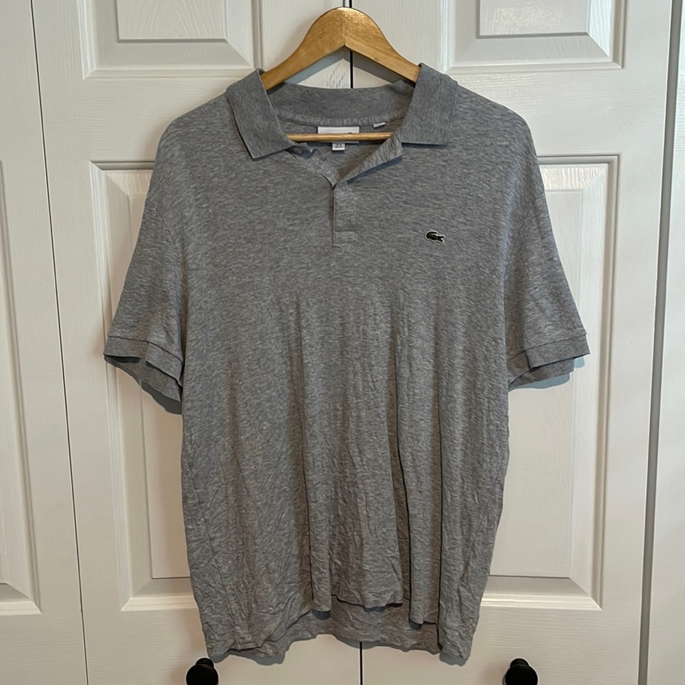 Lacoste grey polo